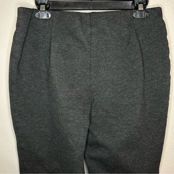J. Jill Ponte Slim Leg gray trousers dress pants women's size medium - Picture 5 of 8